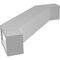 Ekena Millwork 3-in. W x 14-in. D x 14-in. H Burlington Architectural Grade PVC Knee Brace BRCP03X14X14BUR - alternate 6